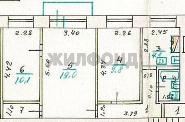 
   Продам 3-комнатную, 56 м², Ленина пр-кт, 138а

. Фото 10.