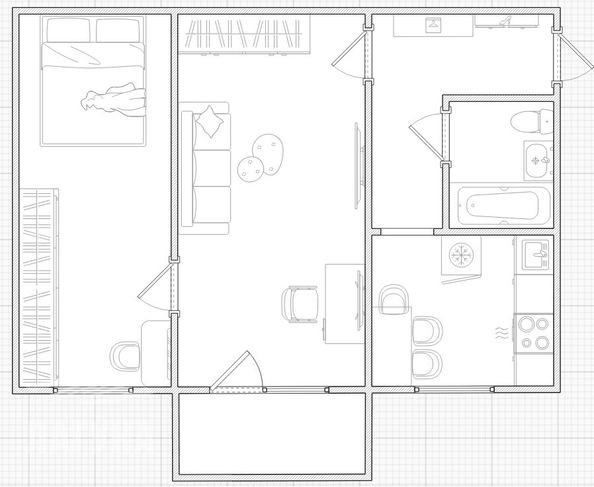 
  Продается 2-комн. квартира, 44.9 м², Беринга ул, д. 1/1
. Фото 1.