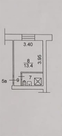 
  Продается 1-комн. квартира, 18.4 м², Любы Шевцовой ул
. Фото 6.