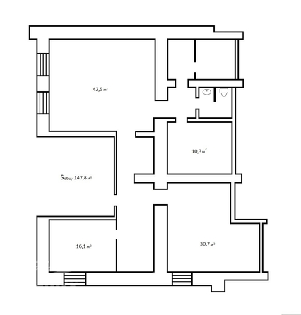 
  Сдается универсальное помещение, 147.8 м², Тверская ул, д. 14
. Фото 17.
