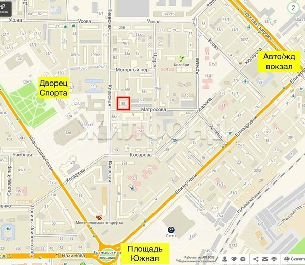 
  Продается студия, 29.4 м², Киевская ул, д. 88
. Фото 2.