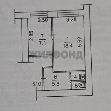 
  Продается 2-комн. квартира, 33.5 м², Енисейская ул, д. 4
. Фото 18.