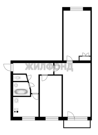 
  Продается 3-комн. квартира, 57.7 м², Тверская ул, д. 79
. Фото 4.
