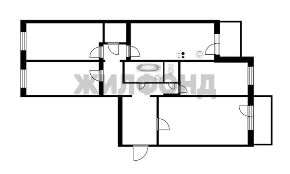
  Продается 4-комн. квартира, 75.7 м², Октябрьская ул, д. 34а
. Фото 23.