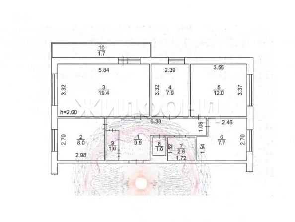 
  Продается 4-комн. квартира, 70 м², Светлый поселок, д. 2
. Фото 6.