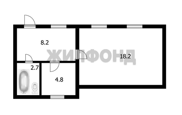 
  Продается дом, 84 м², Томск
. Фото 21.