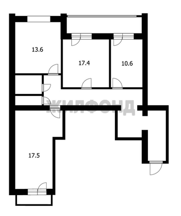 
  Продается 3-комн. квартира 87.1 м². Фото 11.