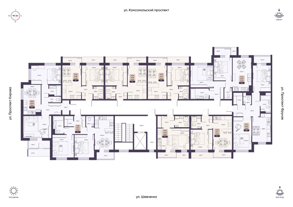 
  Продается студия 26.89 м², в ЖК Парапарк, 2 очередь, дом 1. Фото 21.