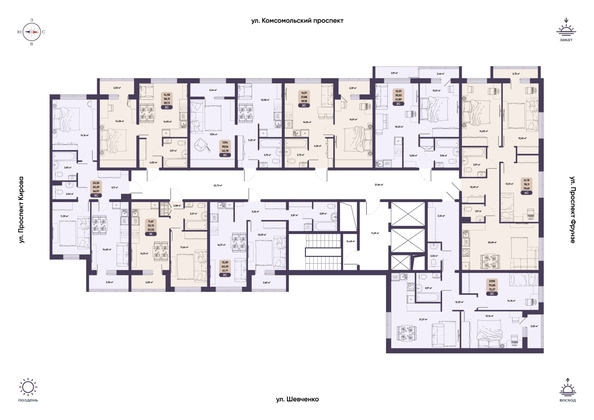 
  Продается 4-комн. квартира 79.49 м², в ЖК Парапарк, 2 очередь, дом 1. Фото 20.