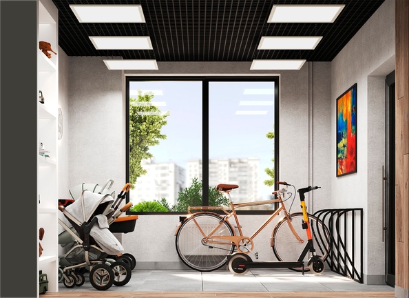 
  Продается 1-комн. квартира 33.55 м², в ЖК Парапарк, 2 очередь, дом 1. Фото 8.