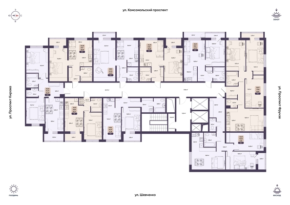 
  Продается 4-комн. квартира 78.87 м², в ЖК Парапарк, 2 очередь, дом 1. Фото 2.