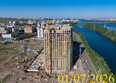 Суриков, дом 1: Ход строительства 1 июля 2026