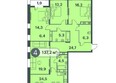 Три Клёна, дом 1: Планировка 4-комн 137,2 м²