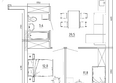 Уютный квартал, дом 2: Планировка 2-комн 53 м²