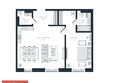 Саммит: Планировка 1-комн 69,8, 70,2 м²