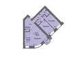 SkySeven (Скай севен), LINER (Лайнер): Планировка трехкомнатной квартиры 120,4 кв.м