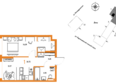 Страна.Тополевая, корпус 2: Планировка 1-комн 38,75 м²