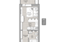 Nova-апарт (Нова-апарт): Планировка 1-комн 26,03 - 26,15 м²