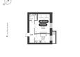 Времена, 1 этап: Планировка 1-комн 48,53 м²