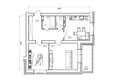 Речкуновский, дом 11: Планировка двухкомнатной квартиры 60,3 кв.м