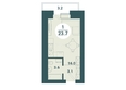 Снегири, дом 10: Планировка 1-комн 23 - 24 м²