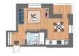 Smart Avenue (Смарт Авеню), дом 2: Планировка Студия 36,4 м²