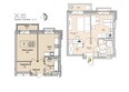 Эволюция, 1 оч, дом 2: Планировка однокомнатной квартиры 39,5 кв.м