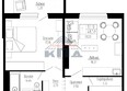 На Омской: Планировка 1-комн 51,23 м²
