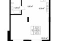 Олимп : Планировка Студия 50,1, 50,2 м²