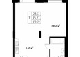 Олимп : Планировка Студия 46,5 м²