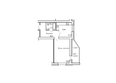 Фламинго, дом 5: Планировка однокомнатной квартиры 40,65 кв.м