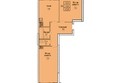 Новые Матрешки, дом 2 б/с 1,2: Планировка 2-комн 59 - 59,3 м²