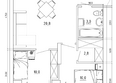 Уютный квартал, дом 2: Планировка 2-комн 51,2 м²