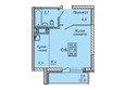 Новые Матрешки, дом 1 б/с 4: Планировка Студия 29,4 - 29,8 м²