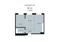 ВЕКТОР премиум-квартал, дом 2: Планировка 2-комн 63,01 м²