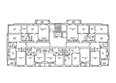 Парковый, блок-секция 3: Блок-секция 3. Планировка типового этажа