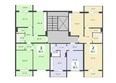 Сады Наука, дом 1: Типовой план этажа 4 подъезд