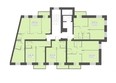 Южный берег, дом 21: Типовой план этажа 3 подъезд