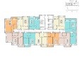 Томь, дом 25: Типовой план этажа 1 подъезд