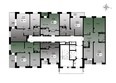 Сити Парк, дом 2: План 1 секция, Типовой этаж этажа