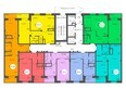 Енисейская Слобода, дом 4: Блок-секция 2. Планировка типового этажа