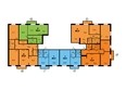 Преображенский, дом 22 этап 3: Типовая планировка этажа Секция 2