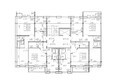 Тарская крепость-2, дом 9: Блок-секция 1. Планировка типового этажа