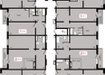 Мичурино, дом 2 строение 6: План 2-16 этажа 1 подъезд