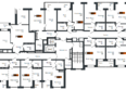 Мичуринские аллеи, дом 2: Типовой план этажа