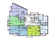 Ленина, дом 116, блок-секция 1: Типовой план этажа 1 подъезд