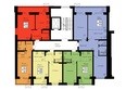 Соболева, дом 22, 1 очередь: Типовой план этажа 4 подъезд