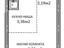 Продается Студия ЖК Добродом, 20.7  м&sup2;, 2794500 рублей