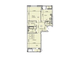 Продается 2-комнатная квартира ЖК Серебряный ключ, 75.5  м², 6569000 рублей