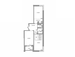Продается 3-комнатная квартира МИРНЫЙ, корпус 2, 67.8 м², 4070000 рублей
